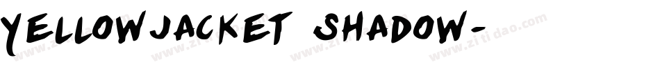 Yellowjacket Shadow字体转换